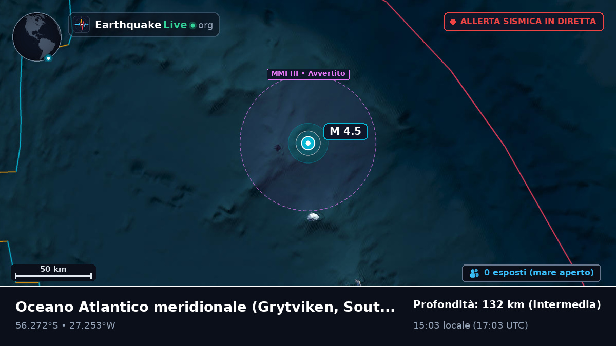 Oceano Atlantico meridionale (South Georgia and the Islands)