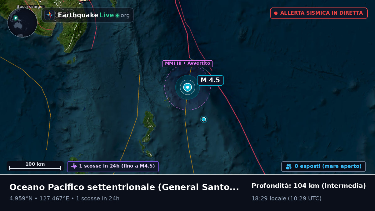 Oceano Pacifico settentrionale (Filippine)