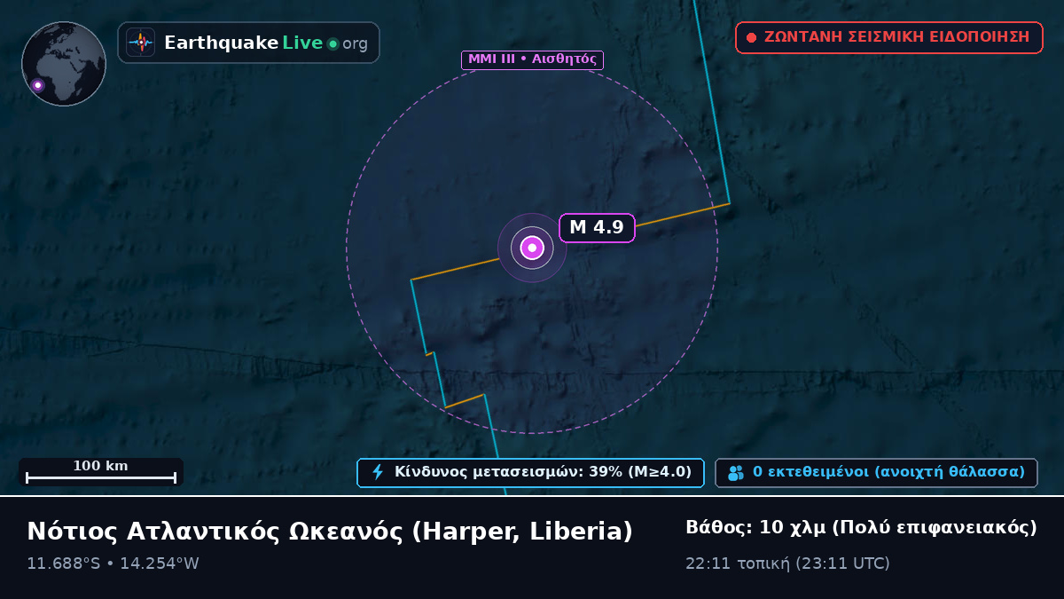 Νότιος Ατλαντικός Ωκεανός (Liberia)