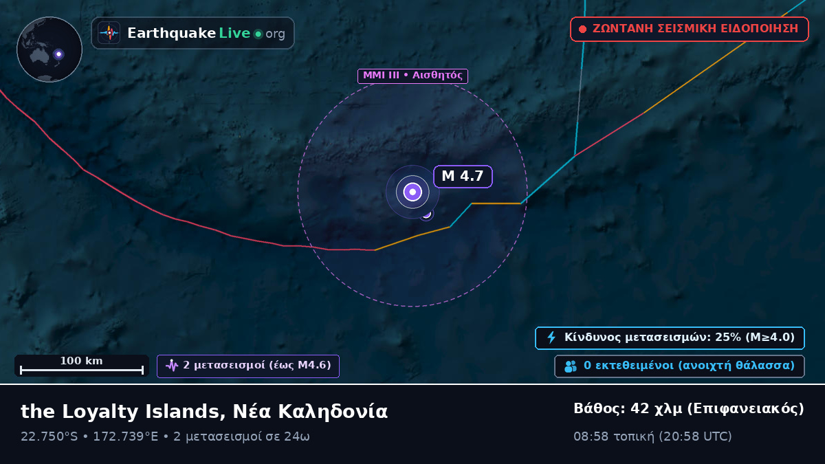 Νότιος Ειρηνικός Ωκεανός (Νέα Καληδονία)