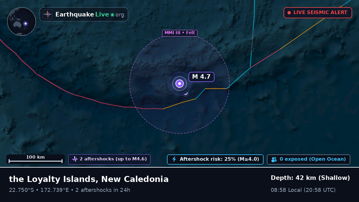South Pacific Ocean (New Caledonia)