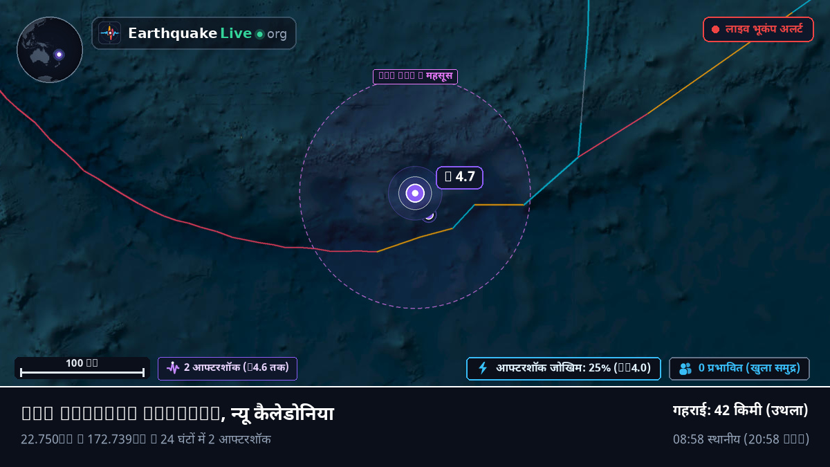 दक्षिणी प्रशांत महासागर (न्यू कैलेडोनिया)