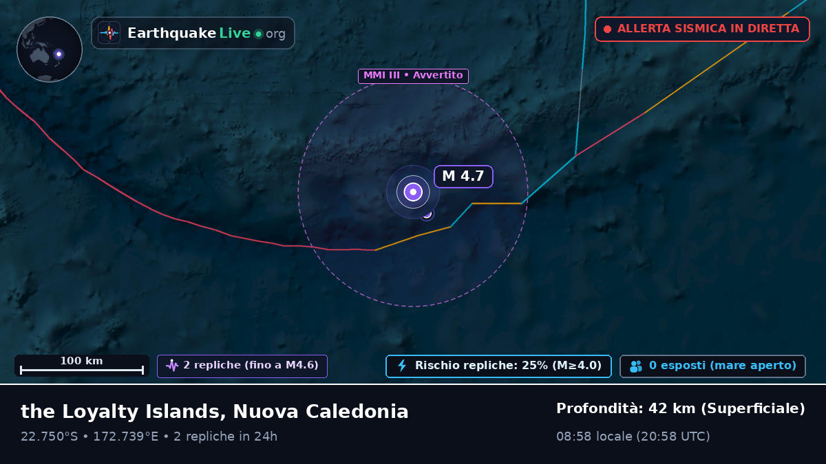 Oceano Pacifico meridionale (Nuova Caledonia)