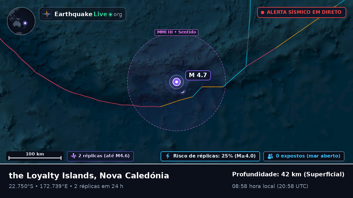Oceano Pacífico Sul (Nova Caledónia)