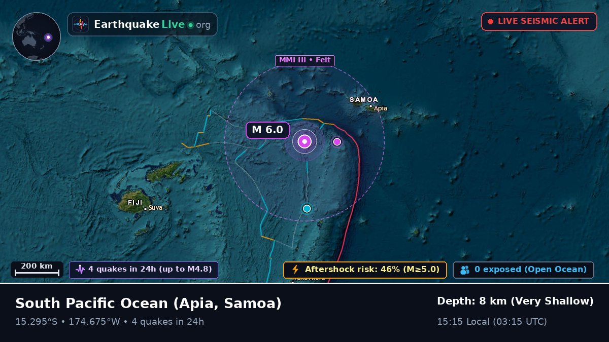 South Pacific Ocean (Samoa)