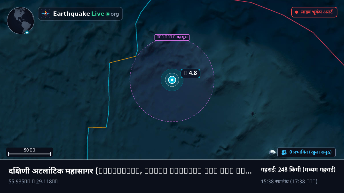 दक्षिणी अटलांटिक महासागर (South Georgia and the Islands)