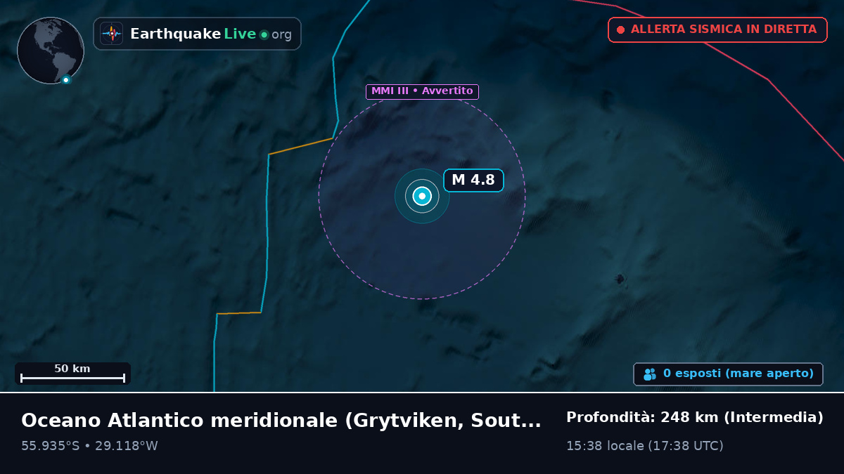 Oceano Atlantico meridionale (South Georgia and the Islands)