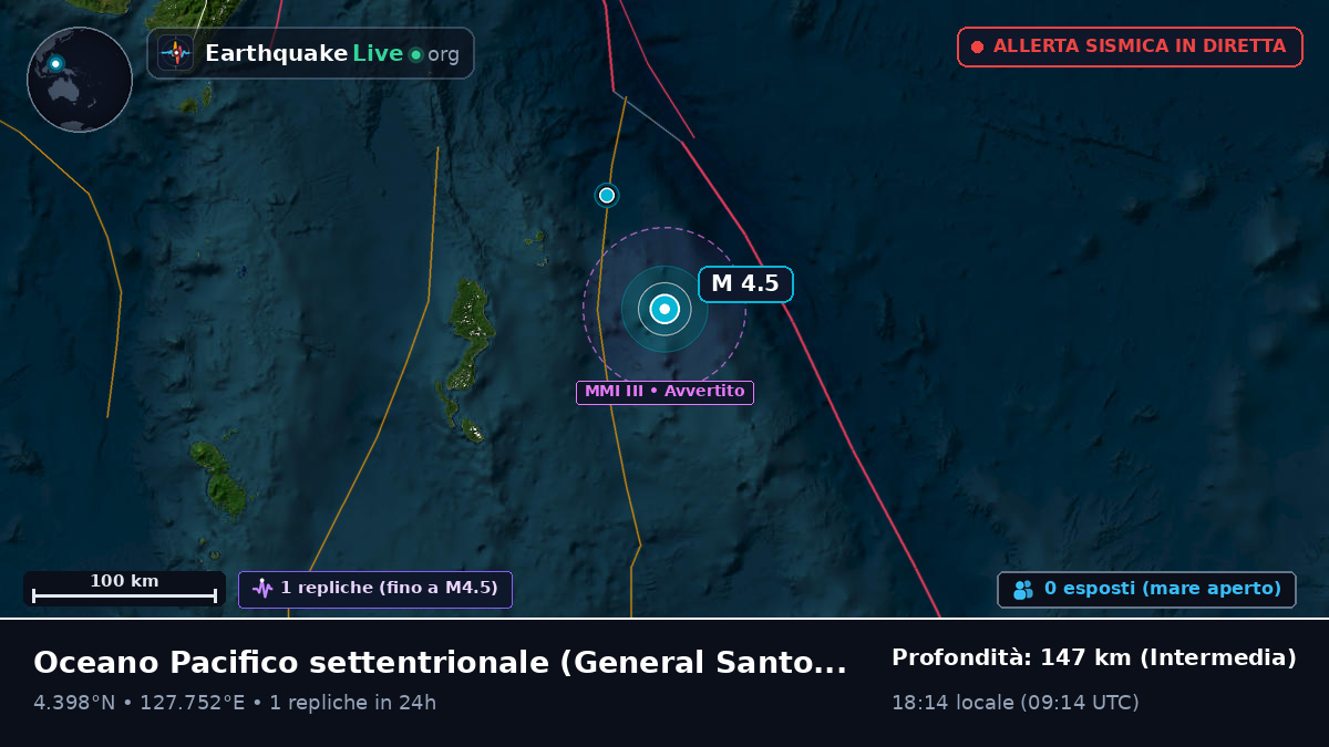 Oceano Pacifico settentrionale (Filippine)