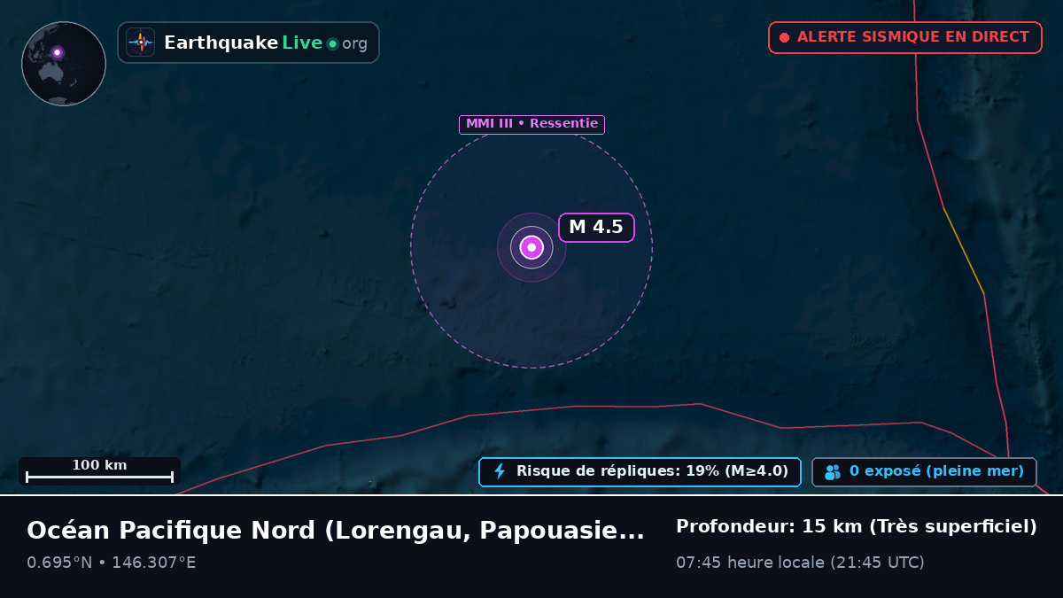 Océan Pacifique Nord (Papouasie-Nouvelle-Guinée)