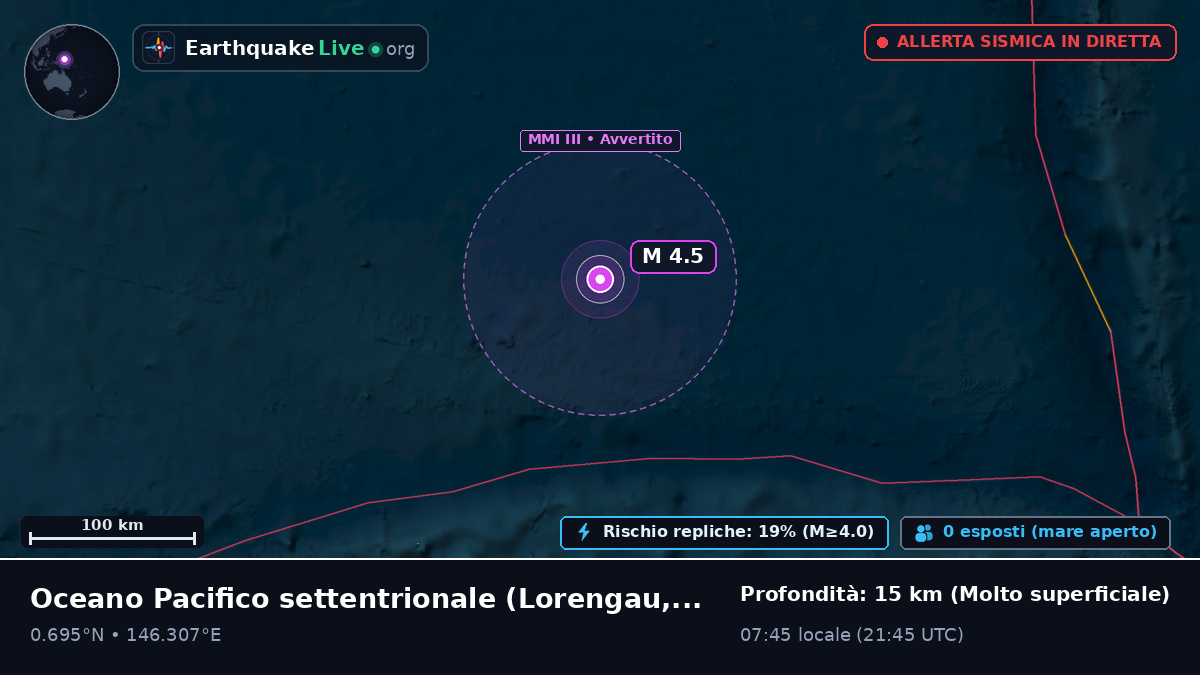 Oceano Pacifico settentrionale (Papua Nuova Guinea)