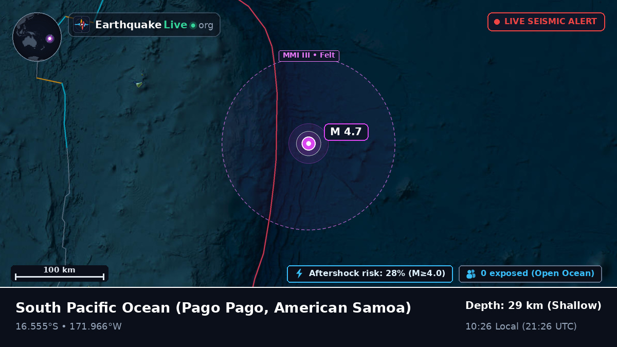 South Pacific Ocean (American Samoa)