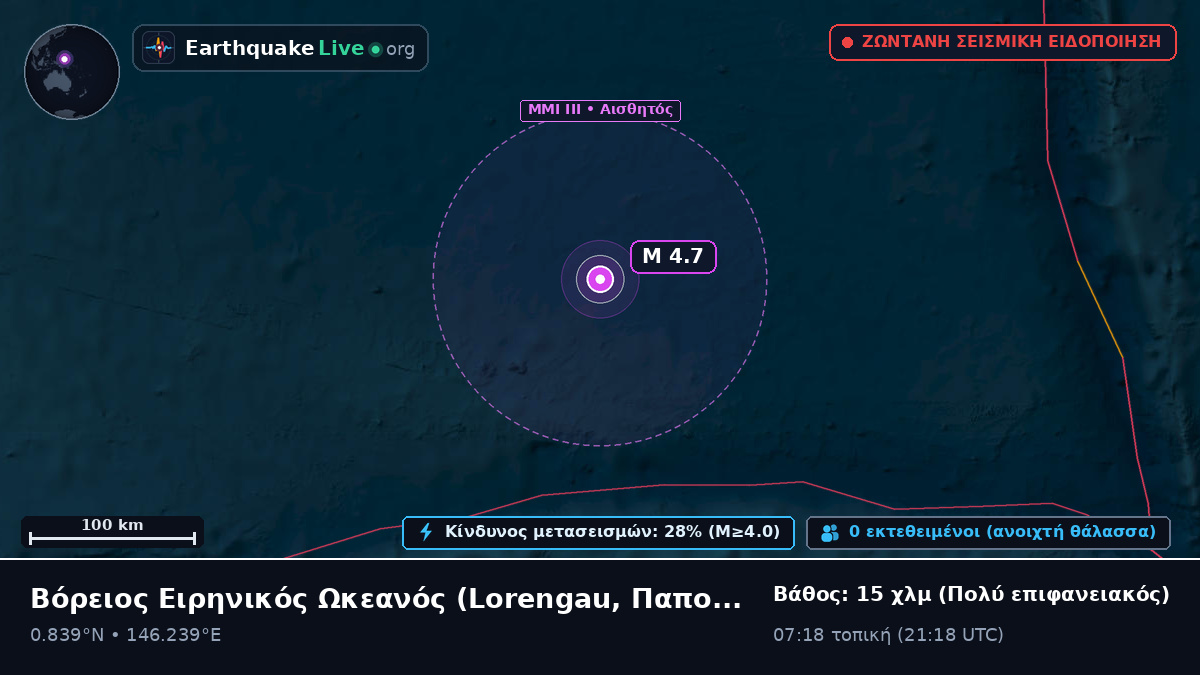 Βόρειος Ειρηνικός Ωκεανός (Παπούα Νέα Γουινέα)