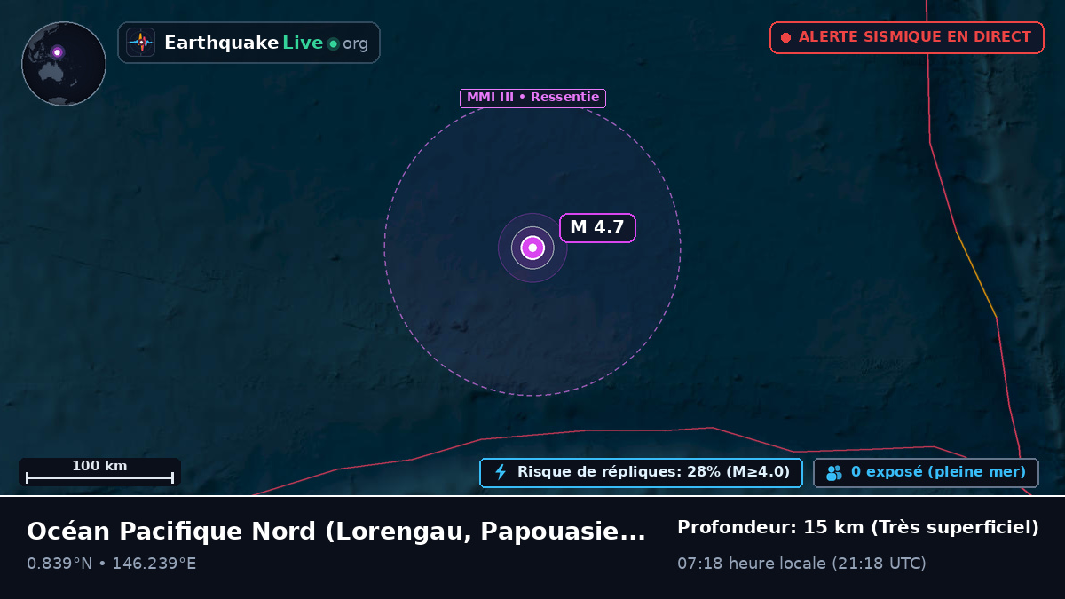 Océan Pacifique Nord (Papouasie-Nouvelle-Guinée)