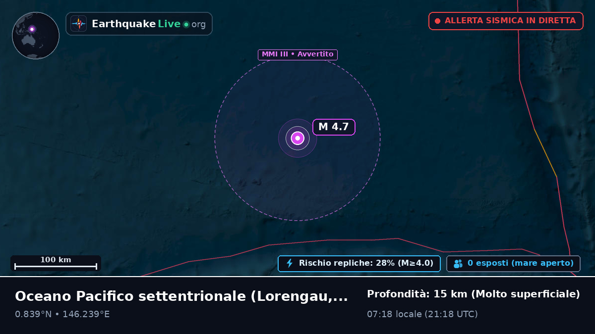 Oceano Pacifico settentrionale (Papua Nuova Guinea)