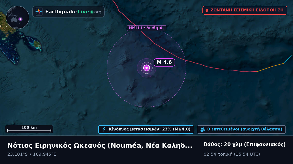 Νότιος Ειρηνικός Ωκεανός (Νέα Καληδονία)