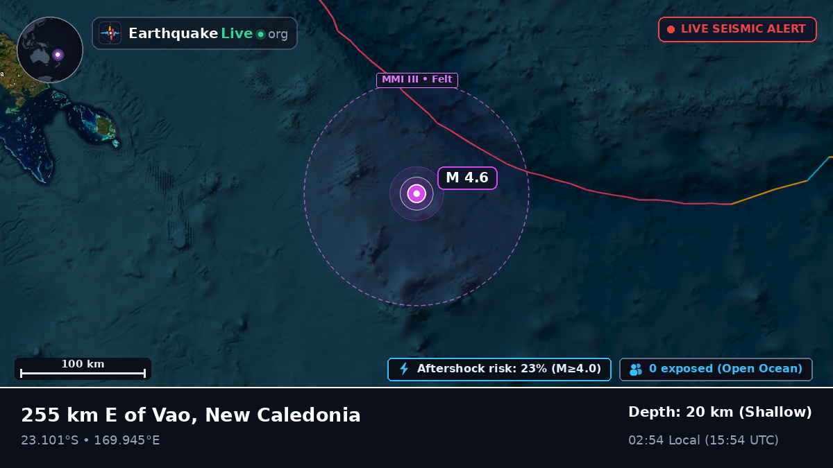 South Pacific Ocean (New Caledonia)