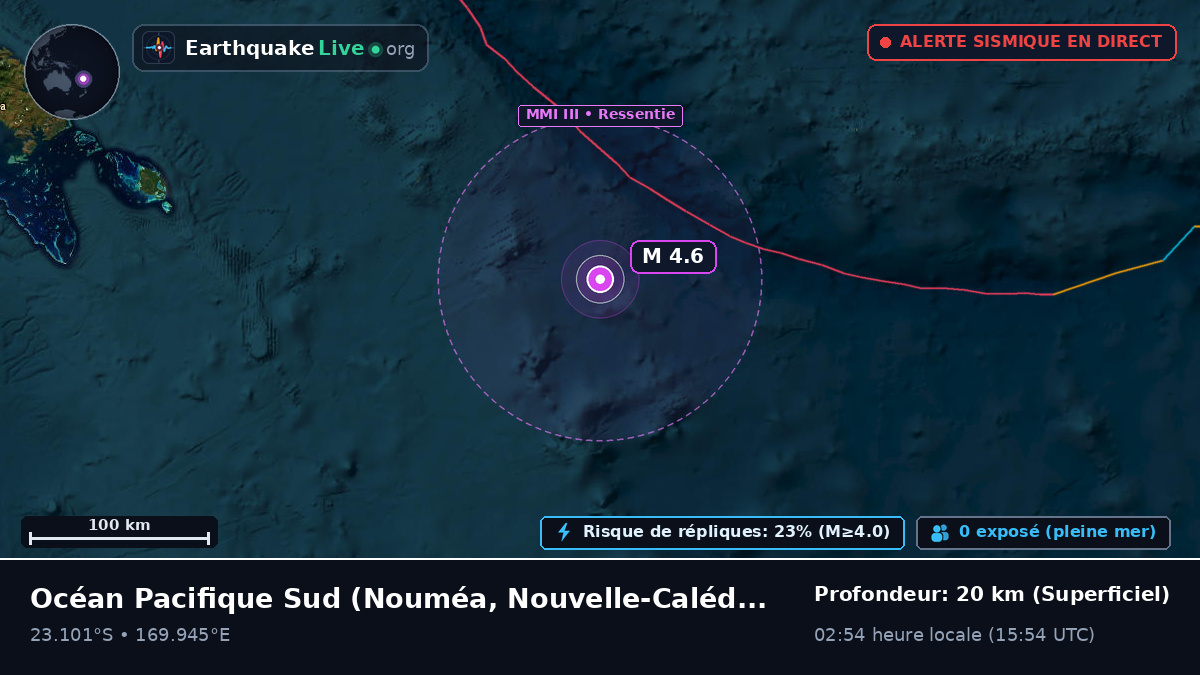 Océan Pacifique Sud (Nouvelle-Calédonie)