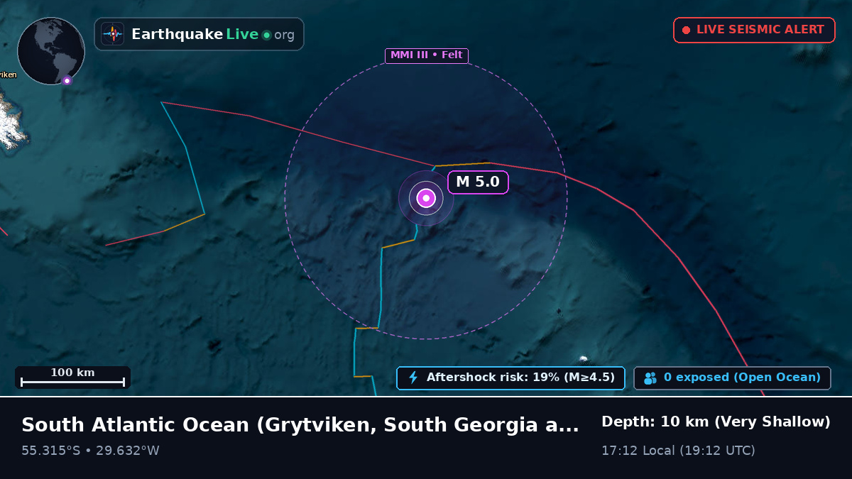 South Atlantic Ocean (South Georgia and the Islands)