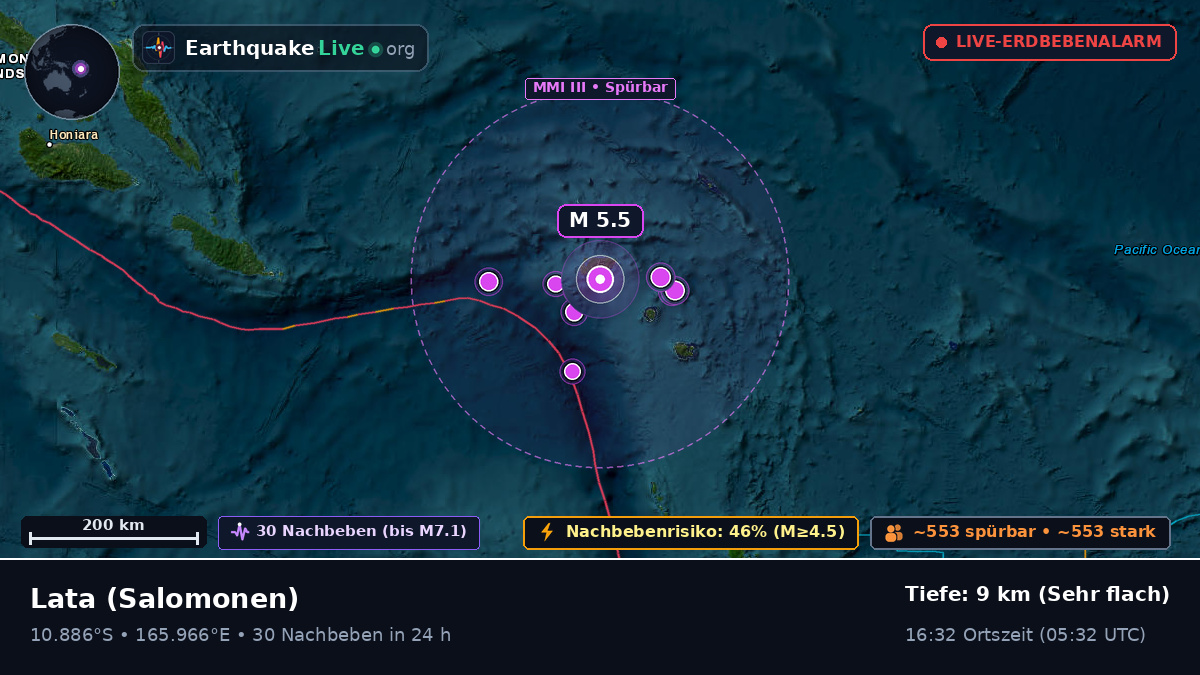 Lata, Temotu, Salomonen