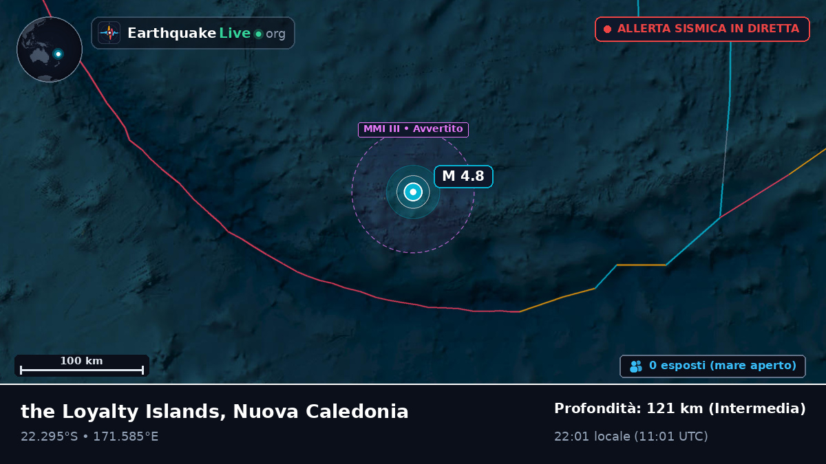 Oceano Pacifico meridionale (Nuova Caledonia)