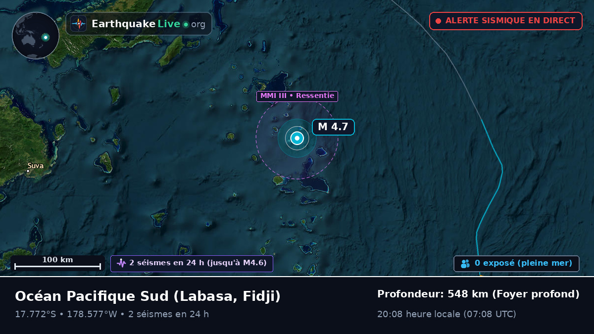 Océan Pacifique Sud (Fidji)