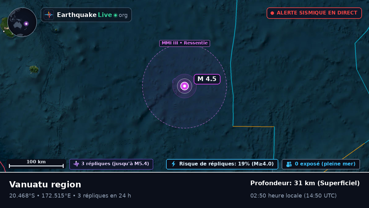 Océan Pacifique Sud (Vanuatu)