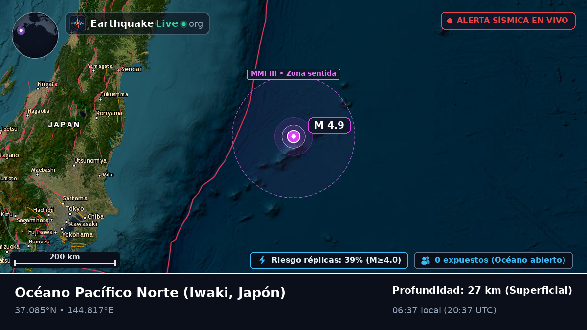 Océano Pacífico Norte (Japón)