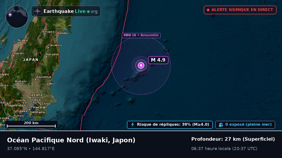 Océan Pacifique Nord (Japon)