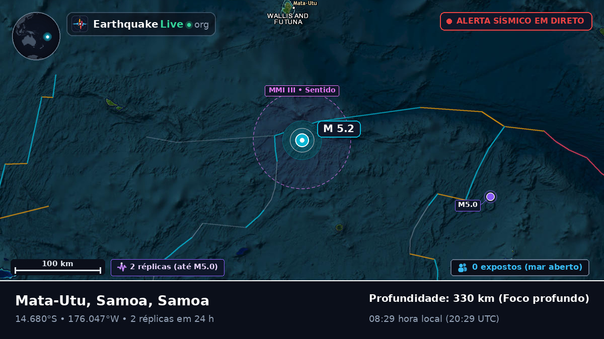 Oceano Pacífico Sul (Samoa)