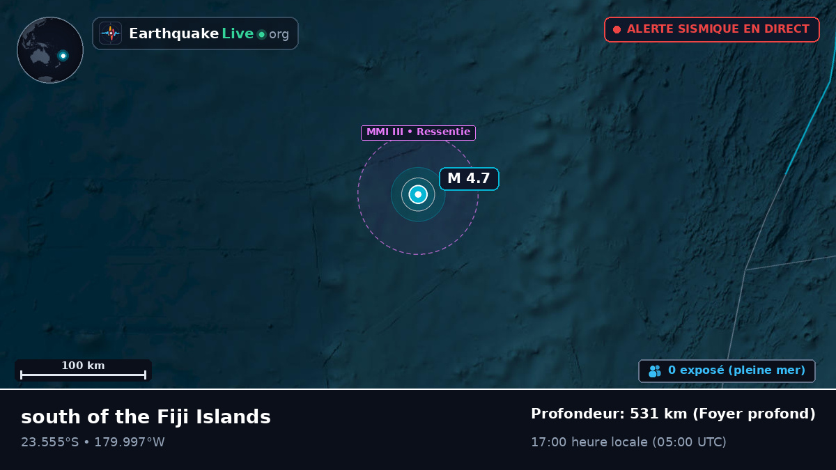 Océan Pacifique Sud (Tonga)