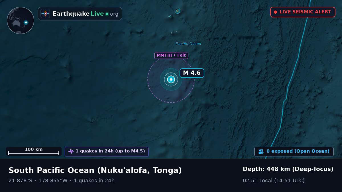 South Pacific Ocean (Tonga)