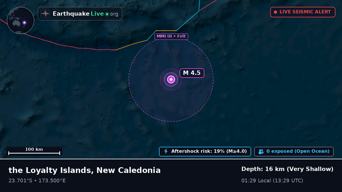 South Pacific Ocean (New Caledonia)