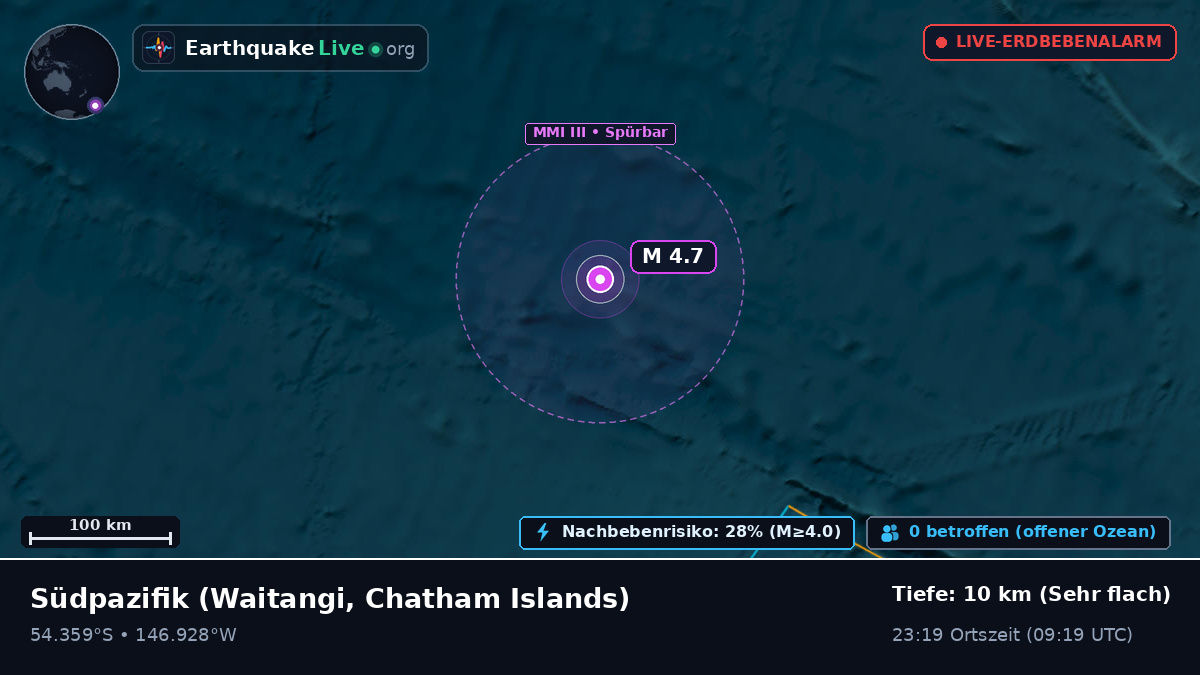 Südpazifik (Chatham Islands)