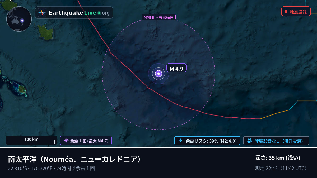 南太平洋 (ニューカレドニア)