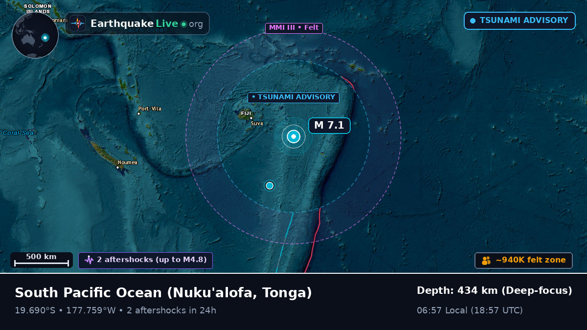 South Pacific Ocean (Tonga)