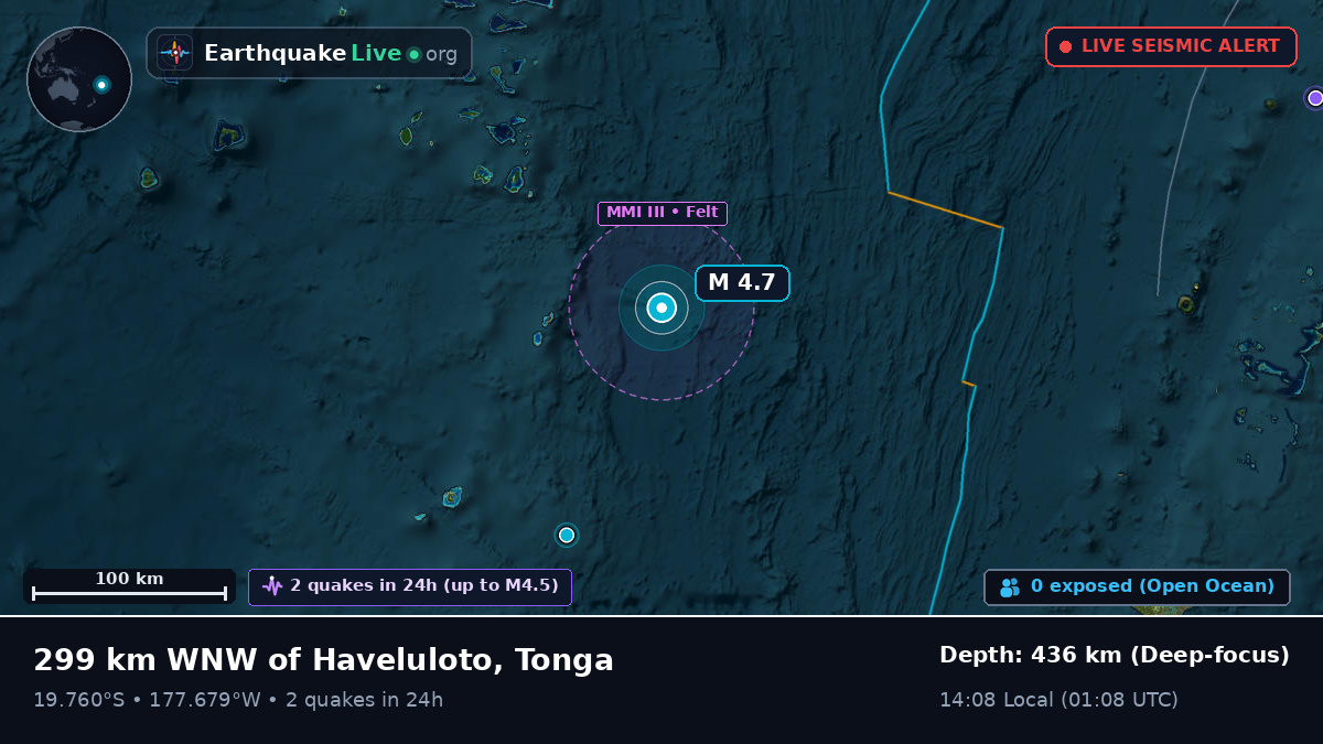 South Pacific Ocean (Tonga)