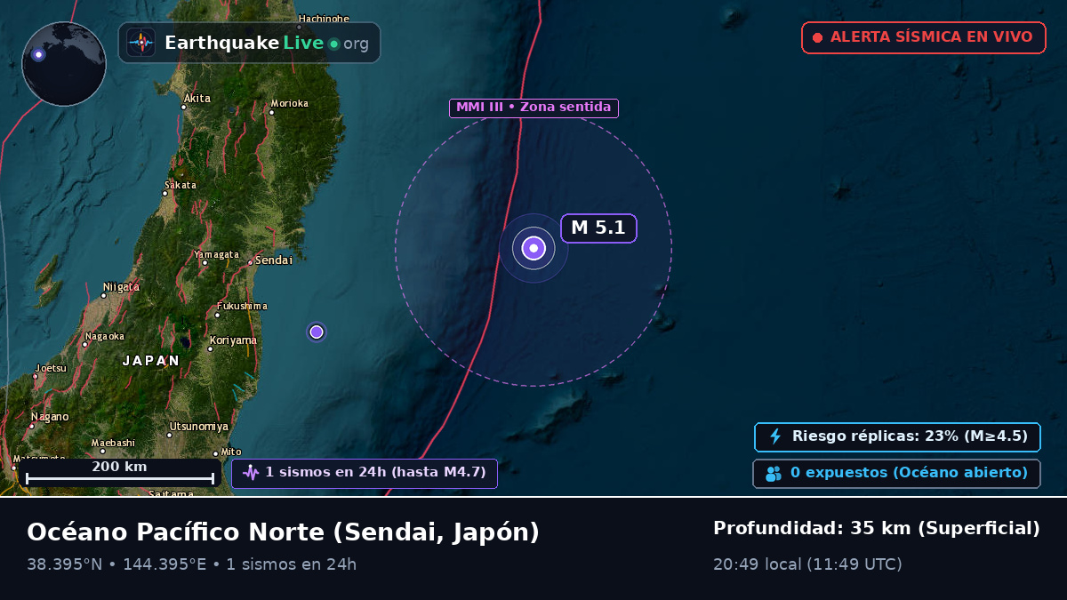 Océano Pacífico Norte (Japón)