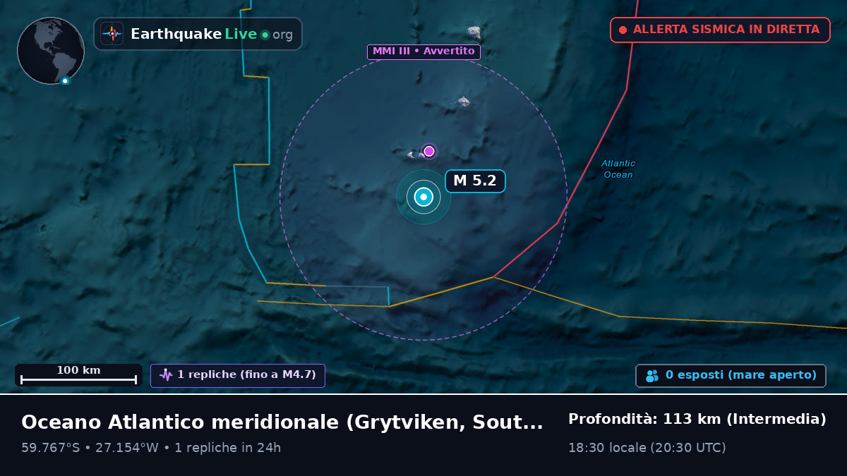 Oceano Atlantico meridionale (South Georgia and the Islands)