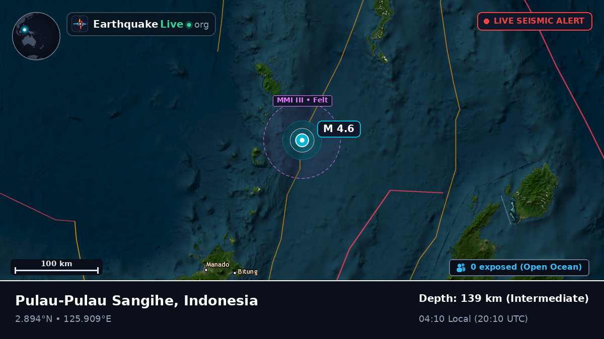 Off the coast of Manado, Indonesia