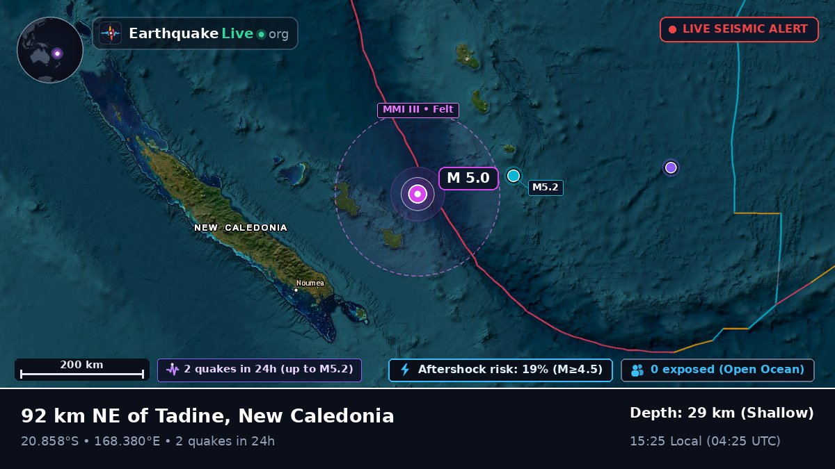 South Pacific Ocean (New Caledonia)