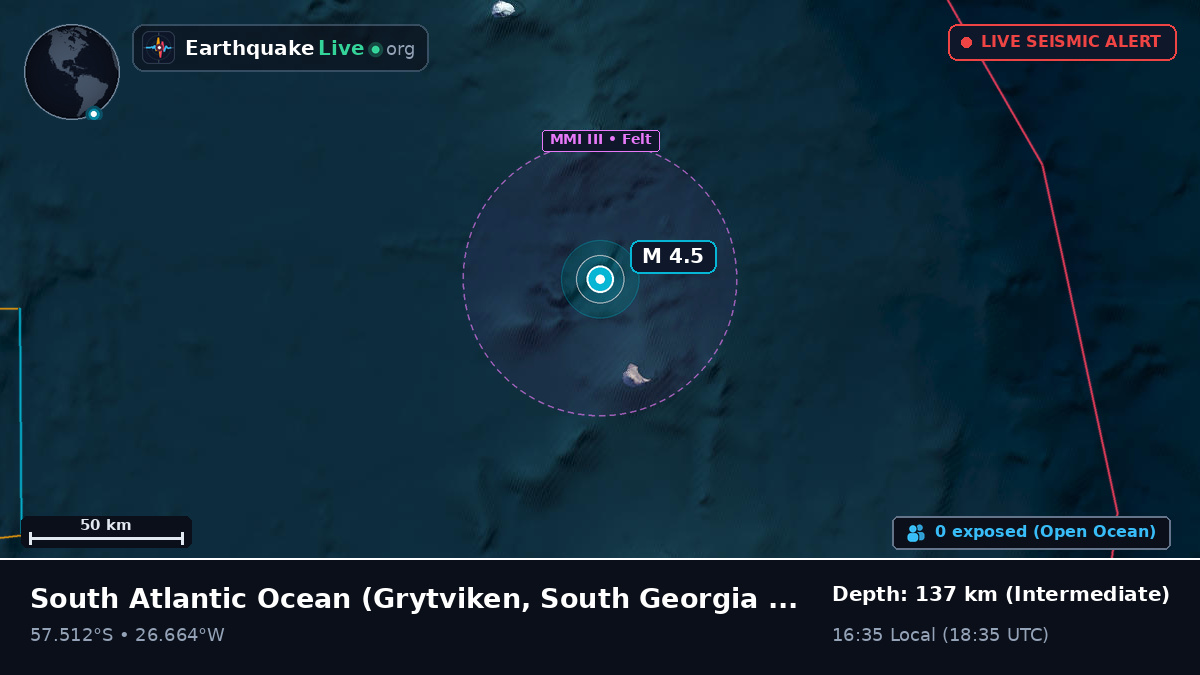South Atlantic Ocean (South Georgia and the Islands)