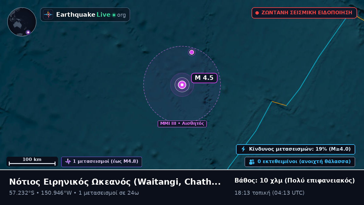 Νότιος Ειρηνικός Ωκεανός (Chatham Islands)