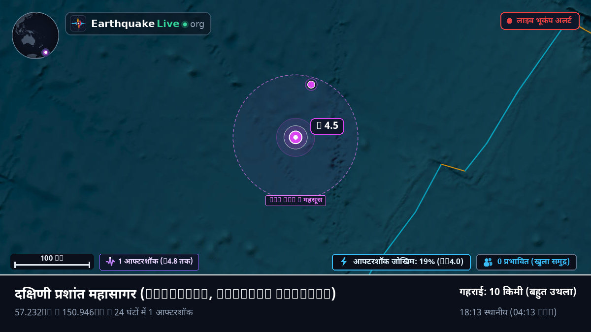 दक्षिणी प्रशांत महासागर (Chatham Islands)