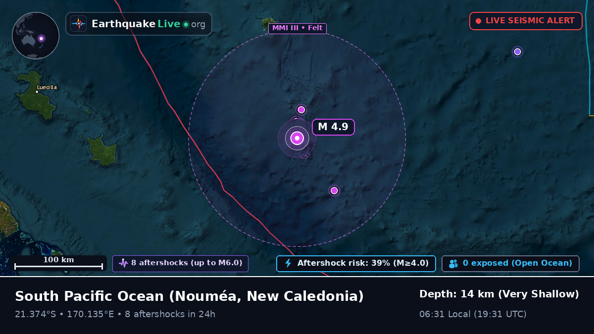 South Pacific Ocean (New Caledonia)