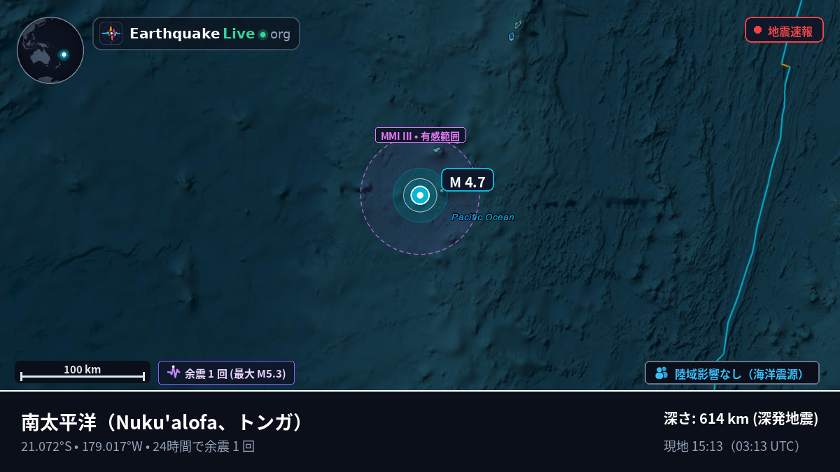南太平洋 (トンガ)
