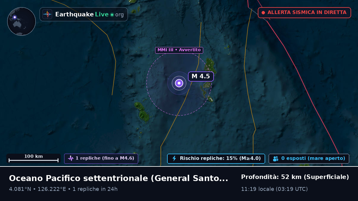 Oceano Pacifico settentrionale (Filippine)