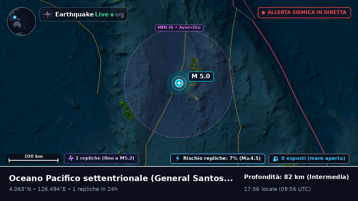 Oceano Pacifico settentrionale (Filippine)