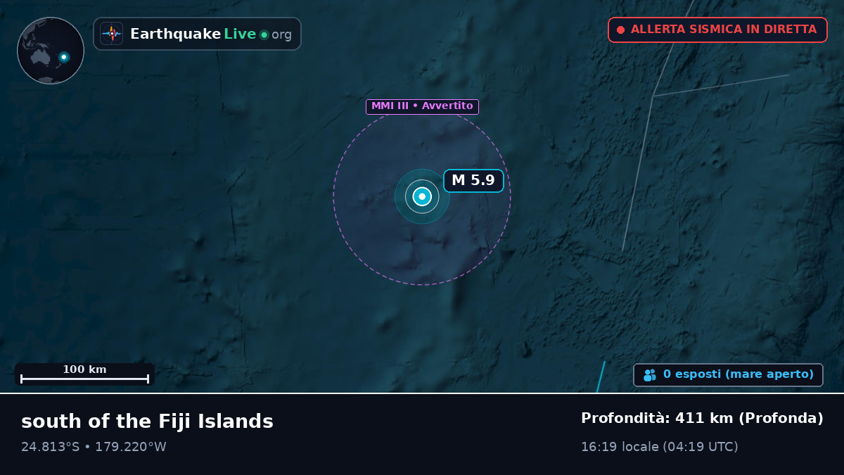 Oceano Pacifico meridionale (Kermadec Islands)