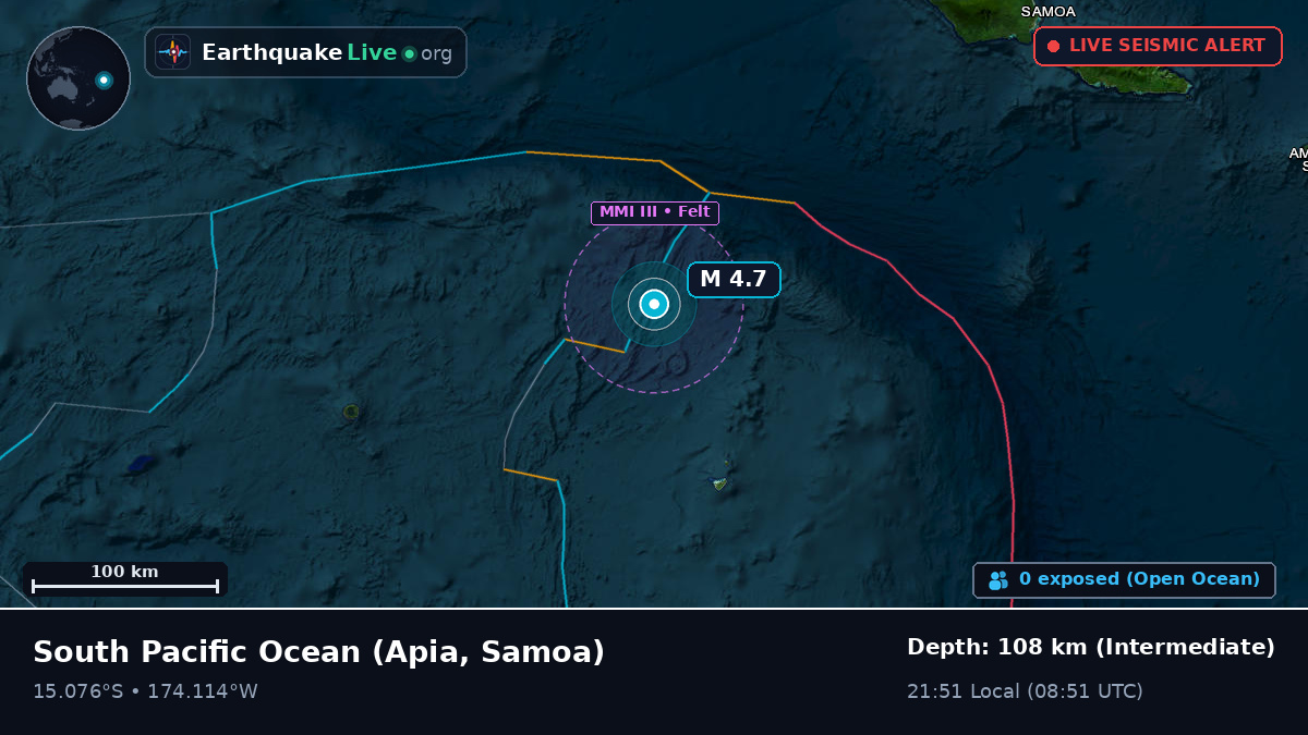South Pacific Ocean (Samoa)