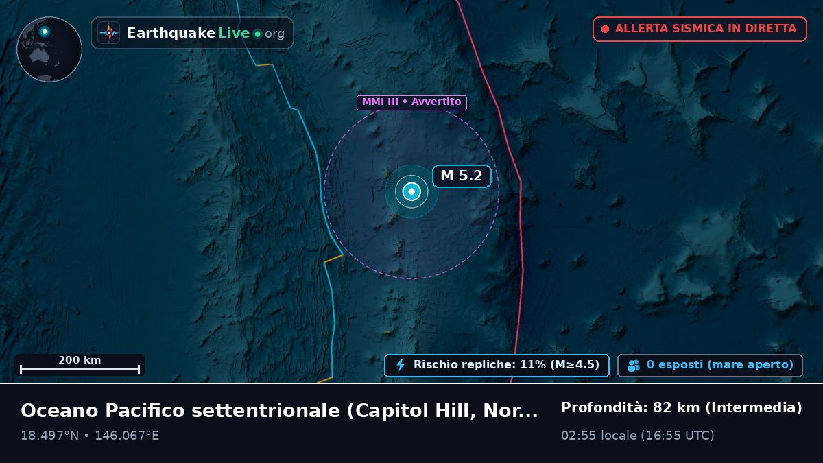 Oceano Pacifico settentrionale (Northern Mariana Islands)